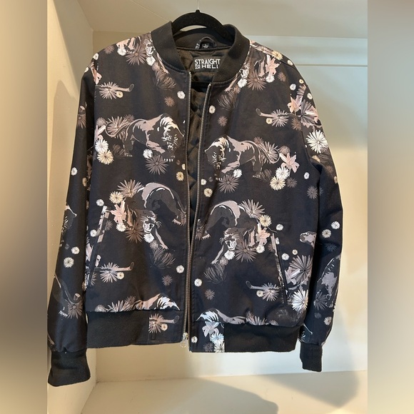Straight to Hell Way of the Warrior Bomber Jacket Size L - Picture 1 of 4